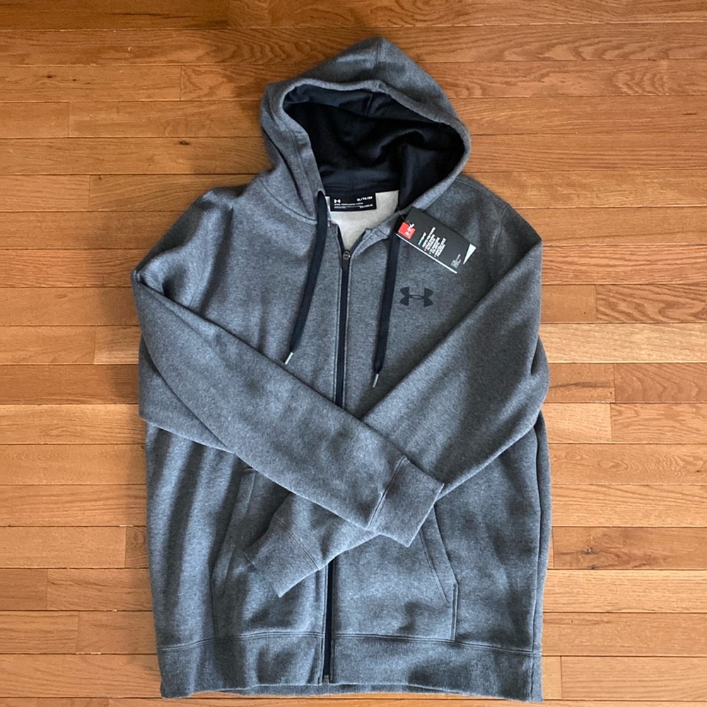 NWT: UA Men’s Zip Up Hoodie XL